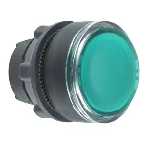 Кнопка Schneider Electric ZB5AA38, зеленая, с подсветкой, с самовозвратом