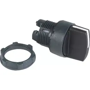 Electrical switch accessory Schneider Electric ZB5AD2, black plastic housing, 29×29×46 mm, for Harmony XALF/XB5