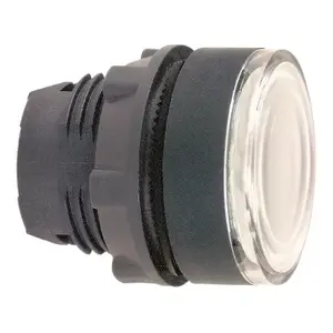 Кнопка Schneider Electric ZB5AW313 — белая, совместима с универсальными светодиодами, вес 17 г