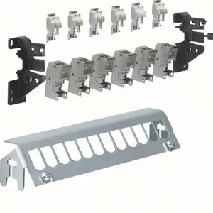 Модульный разъем Hager FZ12MM 6 x RJ45 Cat.6A экранированный для DIN-рейки