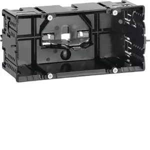 Hager GLS55002 Elektriskā kārba melna C-profilam