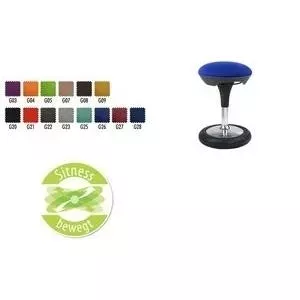 Stools Topstar Sitness 20 SI69 G05 ar zaļu sēdekli — ergonomisks augstuma regulējams sēdeklis