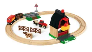 Vilcieniņš Ravensburger BRIO “Lauku” tematika, daudzkrāsains, bērniem no 0,3 gada
