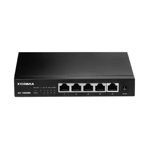 Edimax GS-1005BE tīkla pārslēgs Nepārvaldīts L2 Gigabit Ethernet (10/100/1000) Melns