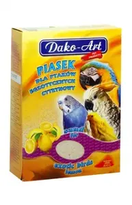 Pet bird bedding Dako-Art 1.5 kg — sand substrate for cages and aviaries