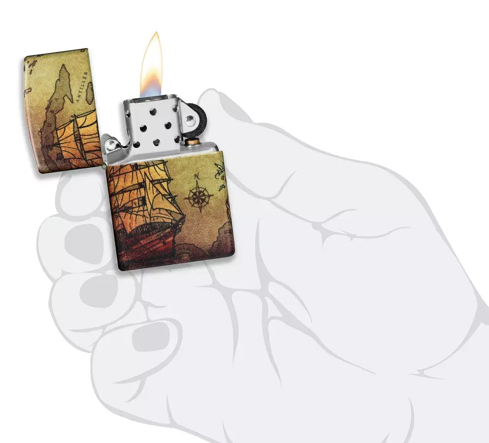Pretvēja metāla Zippo šķiltavas 49355 Photo 4