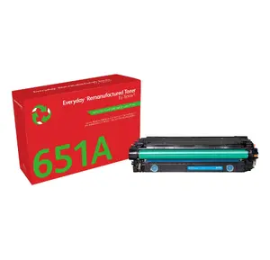 Cyan Remanufactured Toner Xerox compatible with HP 651A/650A/307A (CE341A/CE271A/CE741A), standard capacity, 1 pc