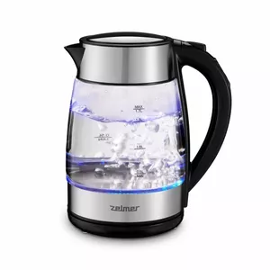 Электрический чайник Zelmer 1.7 L 2200 W Черный Прозрачный