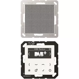 DAB+ radio jung DABA1WW mono compact design — DABA1WW