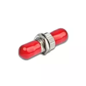 Fiber Optic Adapter Lightwin LWL Kupplung Simplex ST-ST Multimode Red