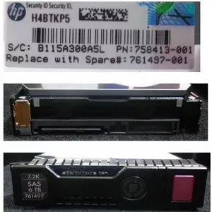 Накопитель Hewlett Packard Enterprise 6TB hot-plug 761497-001-RFB