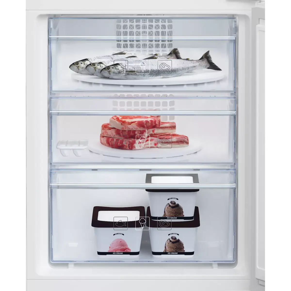 Beko BCNA275E4SN iebūvējamais ledusskapis Photo 5