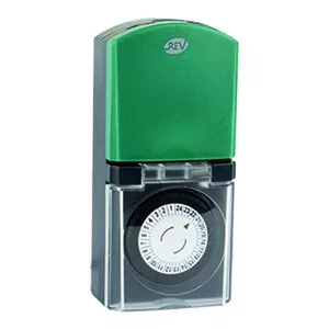 Daily timer REV 0025710603 Black Green