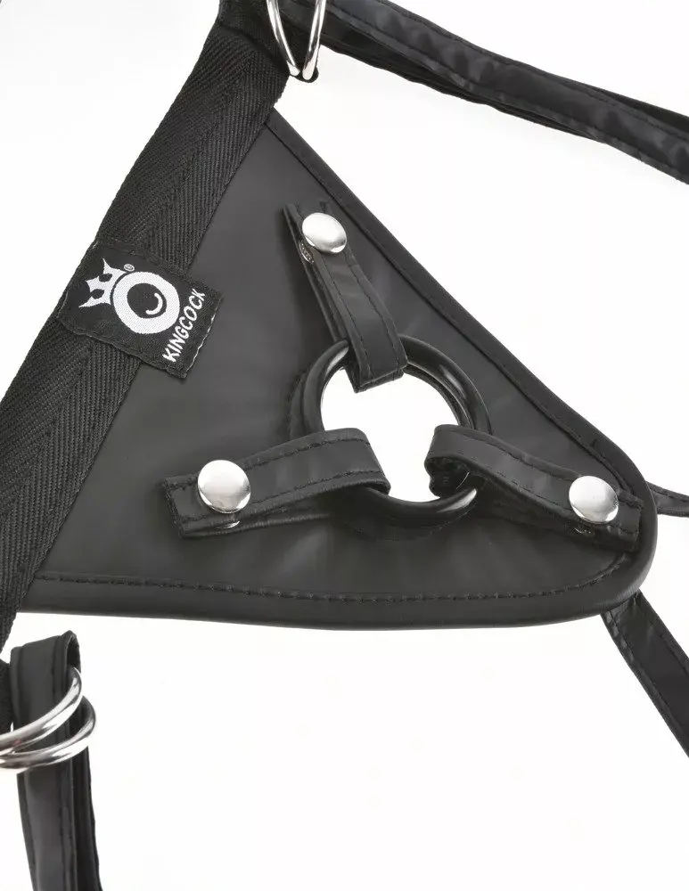 Страп‑он ремень King Cock KC Fit Rite Harness Black Photo 5