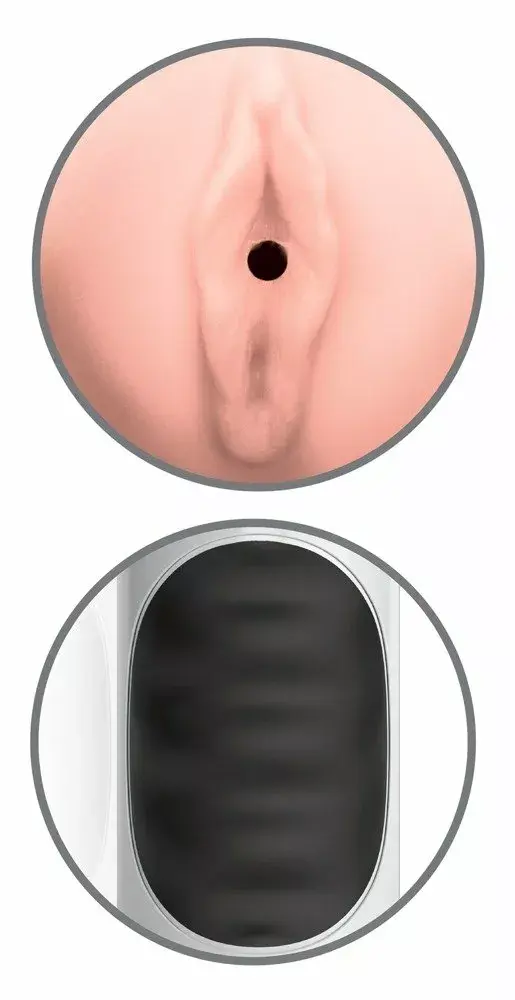 Masturbator Pipedream Silicone Black – vibrating stroker Photo 7