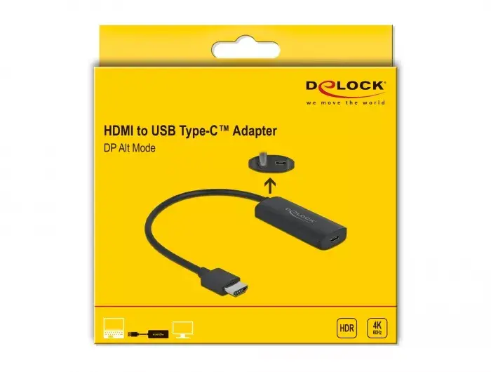 Адаптер HDMI-A male на USB Type-C female DeLOCK 63251 Photo 5