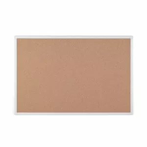 Cork Notice Board Bi-Office BioCote Antibacterial Aluminum Frame 1800 x 1200 mm