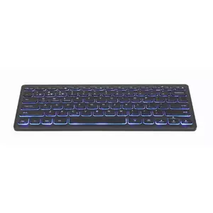 Keyboard Gembird KB-BTRGB-01-DE Universal Bluetooth QWERTZ German Black