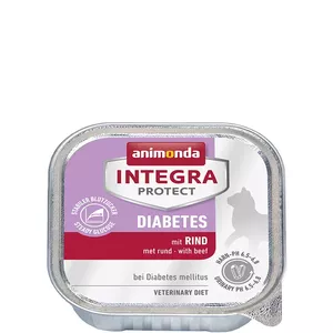 Влажный корм для кошек animonda Integra Protect Diabetes 100 г — говядина, для взрослых, регулирование глюкозы, без злаков и сахара