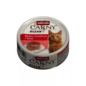 Wet cat food animonda Carny White tuna & beef, adult, 80 g, grain-free, soy-free, canned