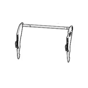 Latch spare part for Zebra label printer, model compatibility ZD420, P1080383-207, pack of 1