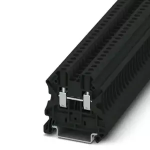 Phoenix Contact UT 4 Terminal Block, 4-Conductor, 0.14-6mm2, Black