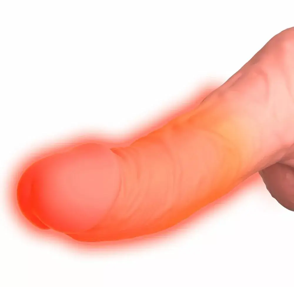 Вибратор с толчком King Cock Silicone Black Photo 7