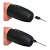 Вибратор с толчком King Cock Silicone Black Photo 9