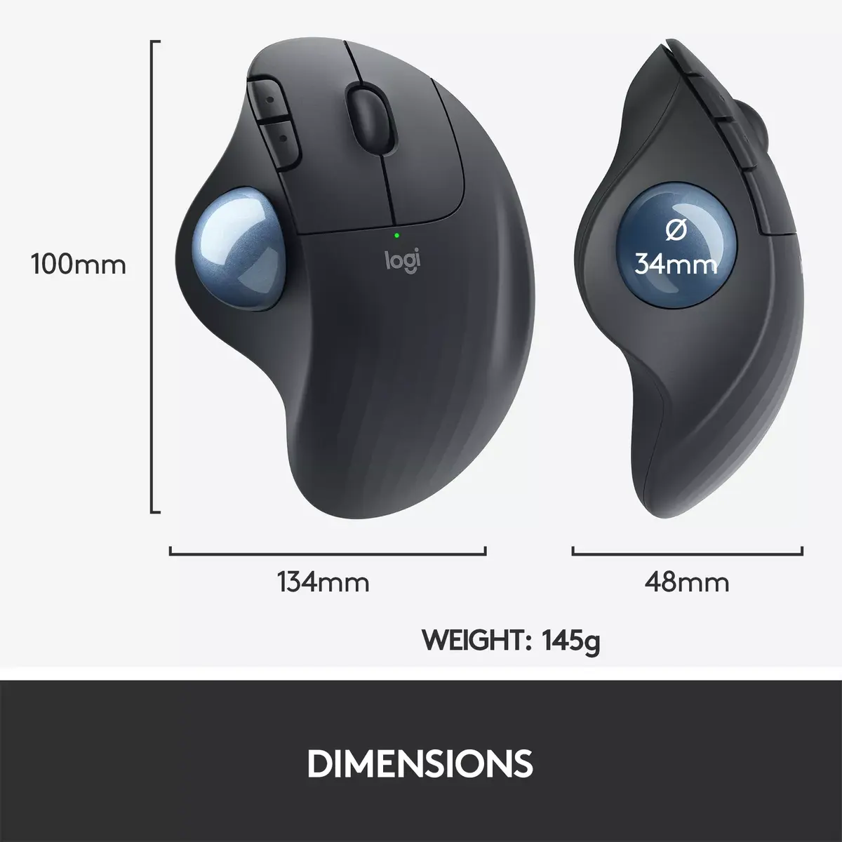 Pele Logitech ERGO M575 Wireless Trackball Photo 14