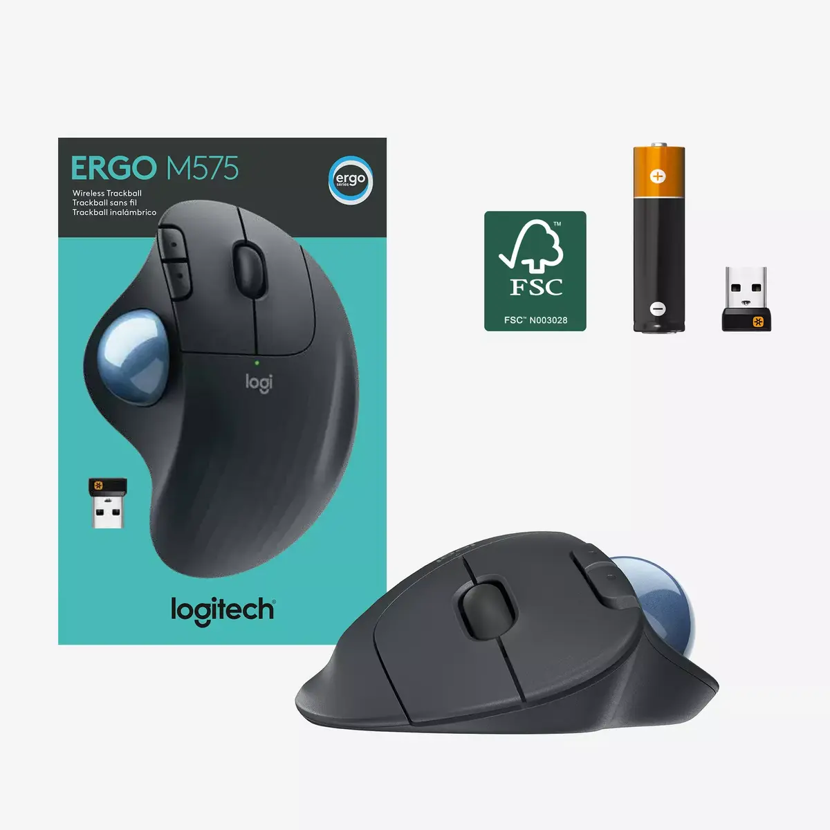 Pele Logitech ERGO M575 Wireless Trackball Photo 15