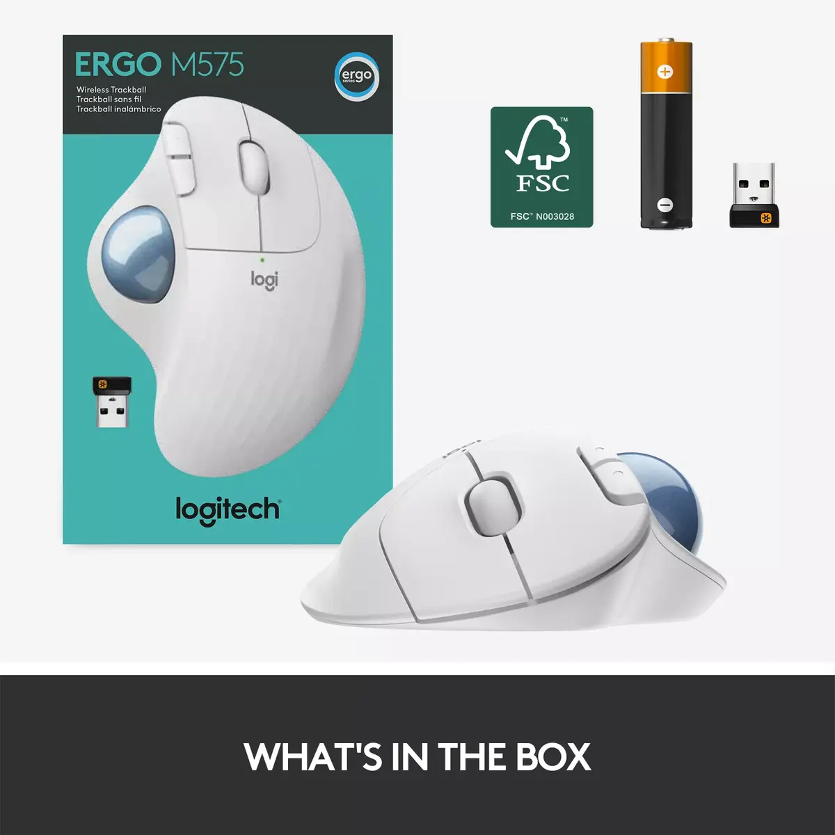 Pele Logitech ERGO M575 Wireless Trackball Photo 13