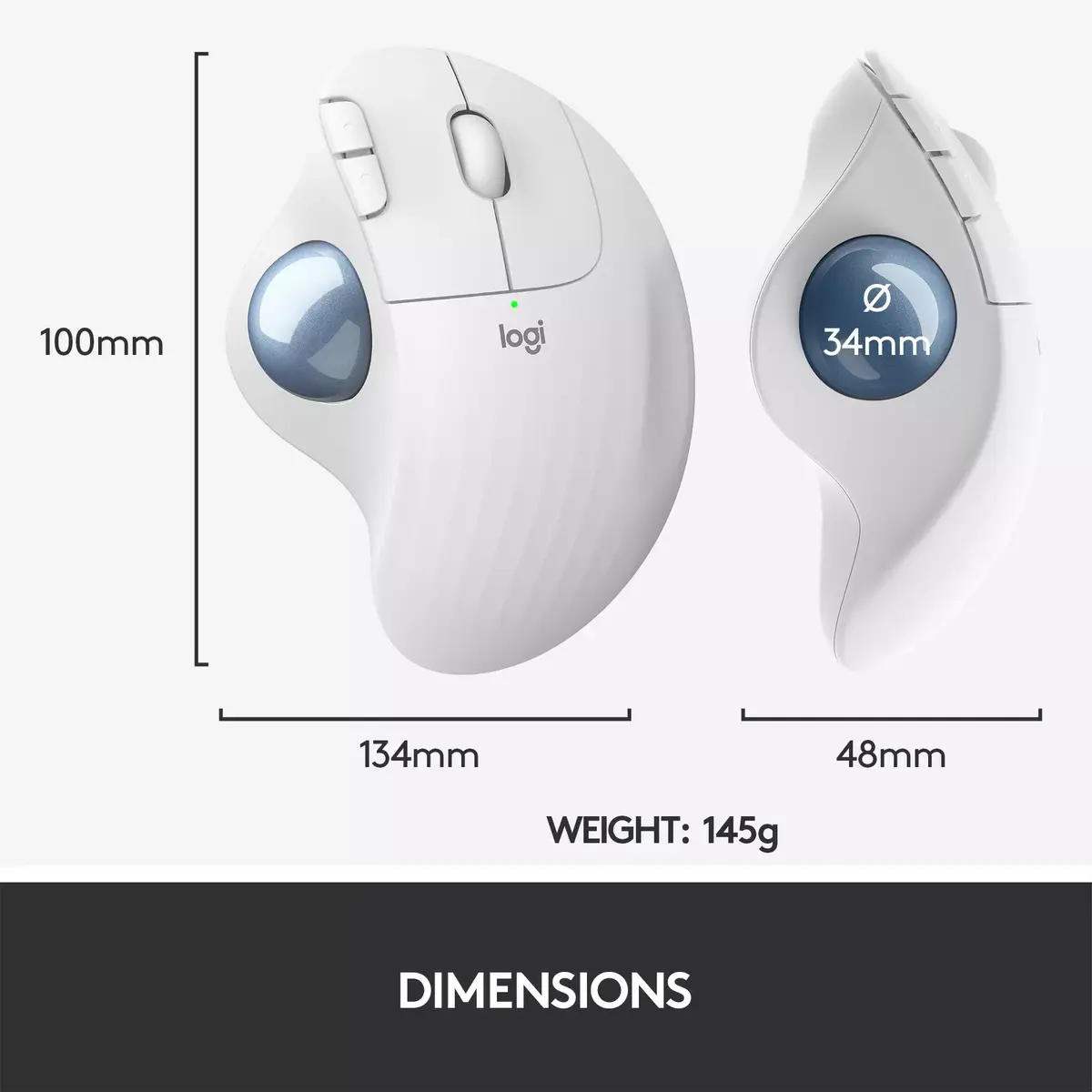 Pele Logitech ERGO M575 Wireless Trackball Photo 14