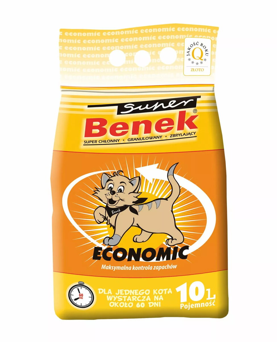 Kompozīcijas bentoņīta kaķu pakaiši super benek