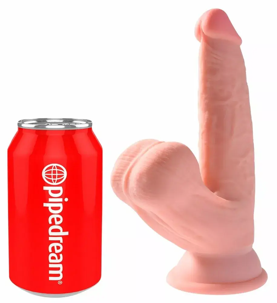 Dildo King Cock TDC with Swinging Balls 6in Photo 2