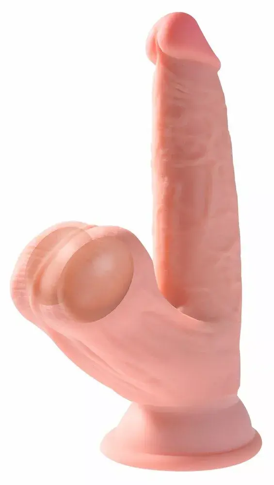 Dildo King Cock TDC with Swinging Balls 6in Photo 3