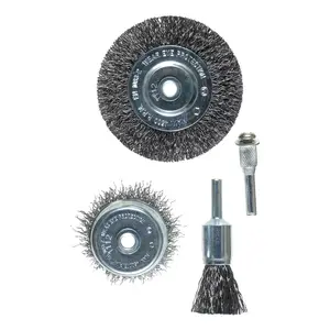 Полировочный диск kwb Wire brush set 597500 Photo 1