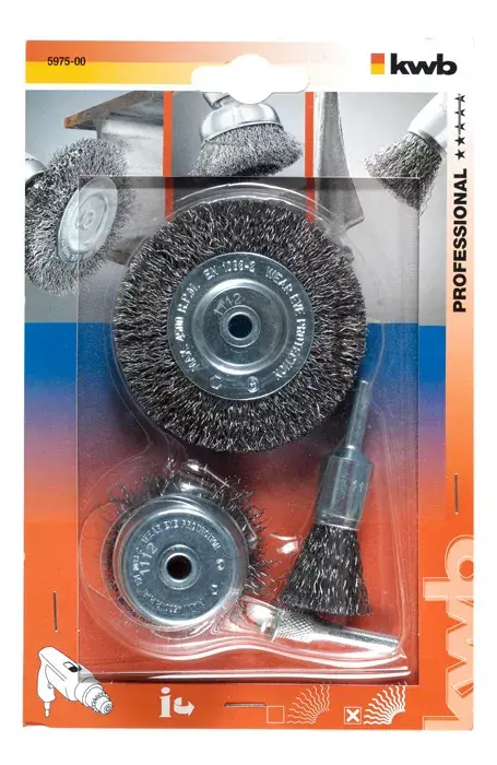 Pulēšanas disks kwb Wire brush set 597500 Photo 2