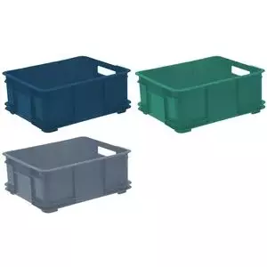 Storage box keeeper Euro-Box XL bruno eco grey 28 L