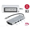 Doku stacija DeLOCK USB Type-C Doku stacija ar M.2 slotu Photo 2