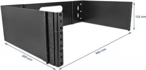 Rack base DeLOCK 19" Wall Mount Rack 3U foldable black