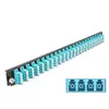 Splice Box Priekšējā Paneļa DeLOCK 19" 24 porti LC Quad aqua Photo 2