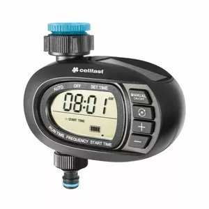 Контроллер полива Cellfast C.ERGO SOLAR 52-590 солнечный таймер для садового орошения