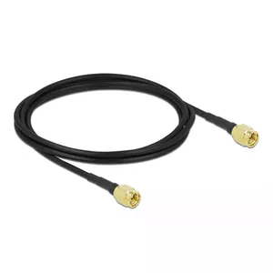Antenna Cable DeLOCK SMA plug to SMA plug LMR/CFD100 2 m