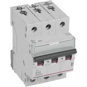 Автоматический выключатель Legrand Tx3 B10A 3-полюсный 6 кА 3M (403400)