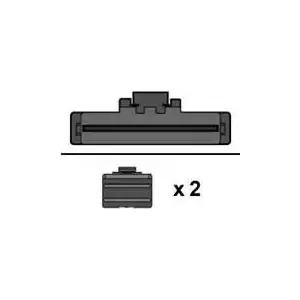SAS kabelis Supermicro CBL-SAST-0803 — SAS x8 (LE) uz 2× Mini SAS HD x4, iekšējais, 37/30 cm