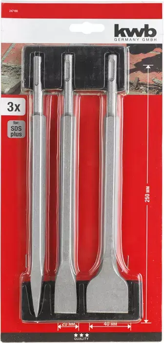 Drill bit set KWB 247190 Photo 2