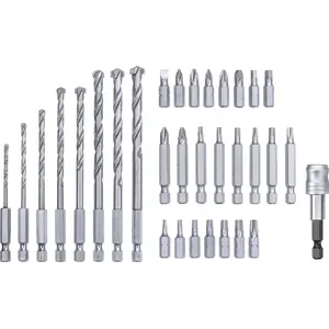 Набор сверл KWB Bit and Drill Bit Box 33 шт