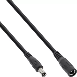 DC удлинитель InLine 26805B 5.5x2.1mm черный 5м