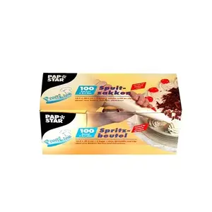 Pastry bag Papstar 12474, LDPE disposable piping bag 400 ml, 30.5×16.2 cm, 80 µm