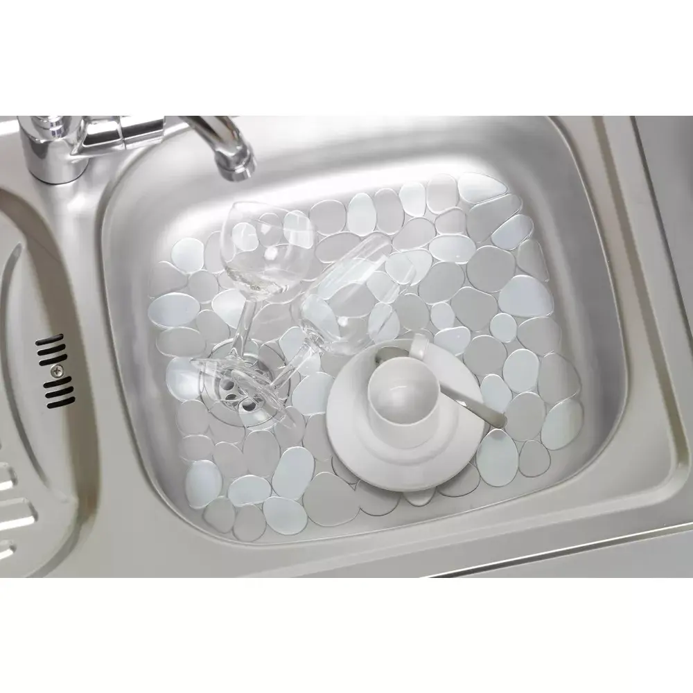 Wenko Sink mat Stone Transparent Photo 2